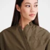 Artichoke – Chaqueta kimono de tafetán técnico