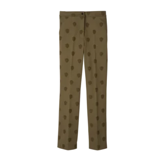 Artichoke – Pantalones de gabardina bordados