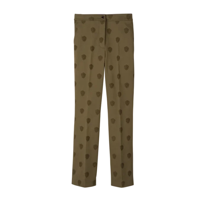 Artichoke – Pantalones de gabardina bordados