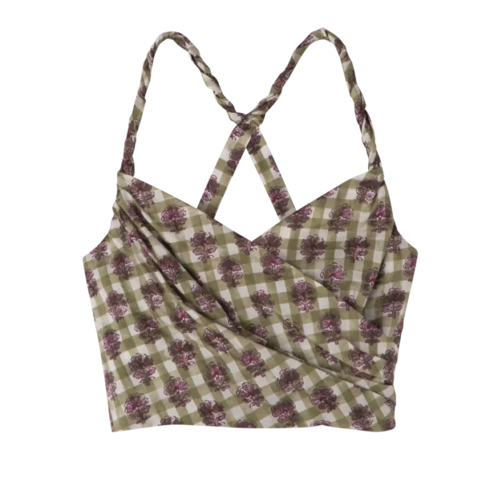 Artichoke – Top con estampado Vichy