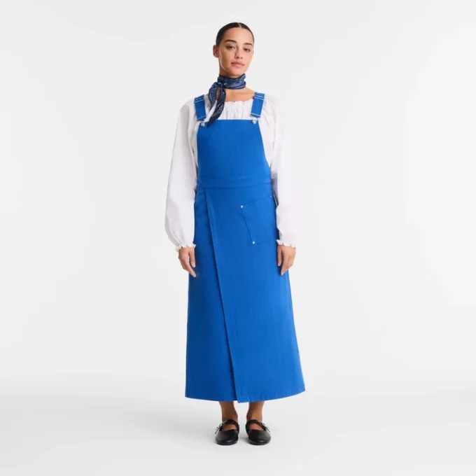 Atlantic – Vestido largo de algodón