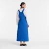 Atlantic – Vestido largo de algodón