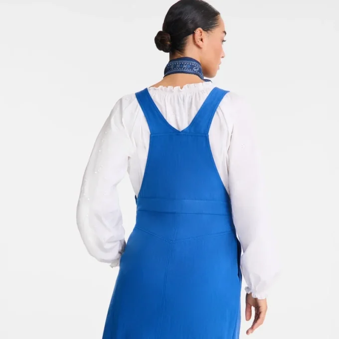 Atlantic – Vestido largo de algodón