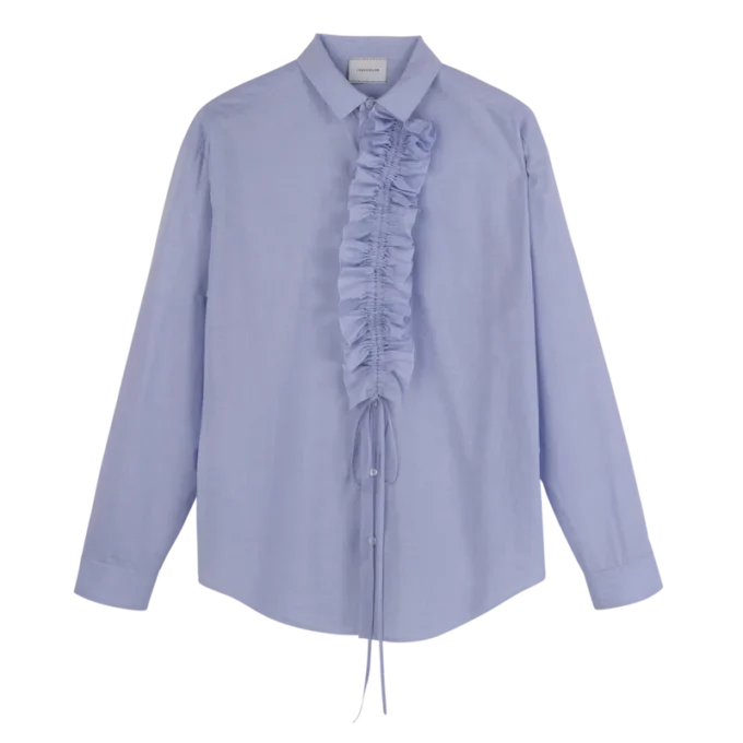 Azul cielo – Camisa de cambray