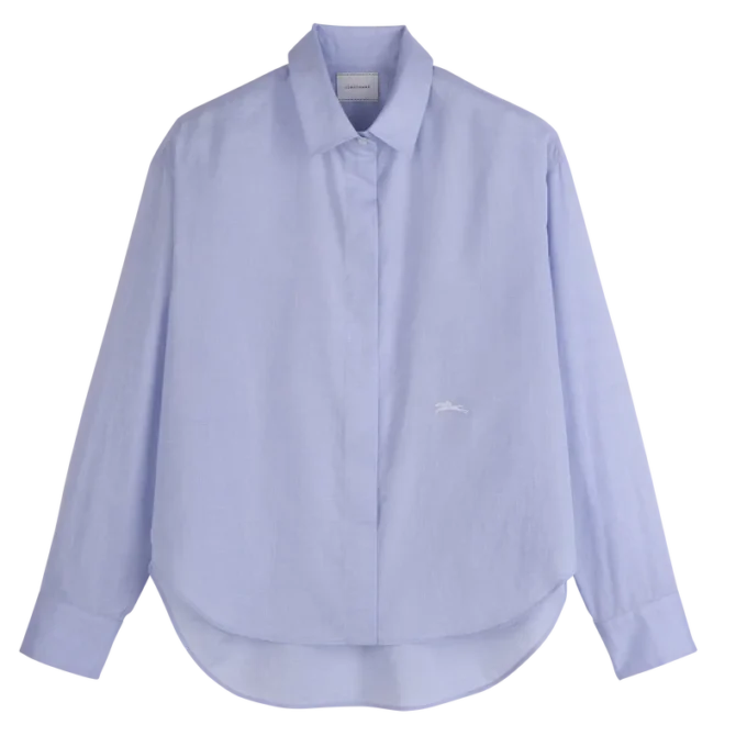 Azul cielo – Camisa de cambray