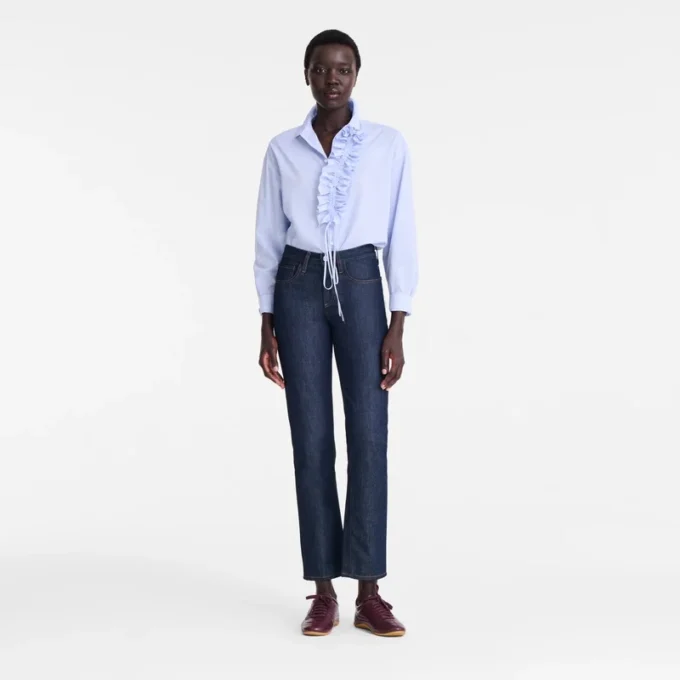 Azul cielo – Camisa de cambray