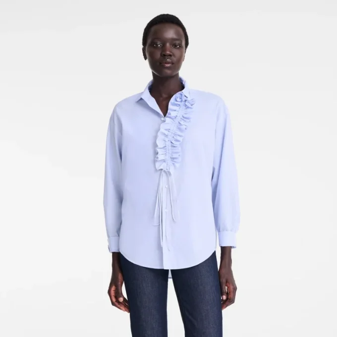 Azul cielo – Camisa de cambray