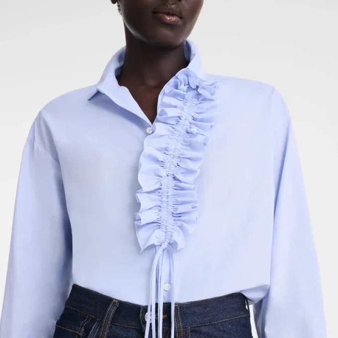 Azul cielo – Camisa de cambray