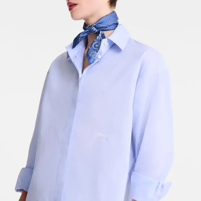 Azul cielo – Camisa de cambray