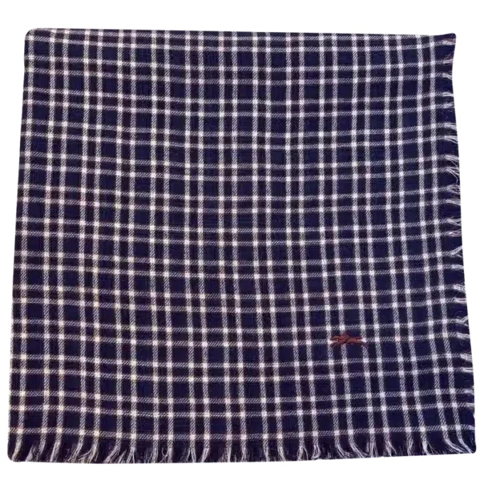 Azul marino – Bufanda Portobello de lana