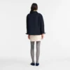Azul marino – Chaqueta de franela