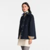 Azul marino – Chaqueta de franela