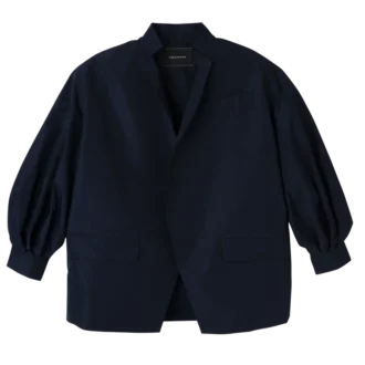 Azul marino – Chaqueta kimono de tafetán técnico