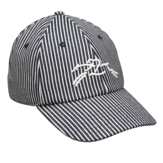 Azul marino – Gorra de rayas jacquard