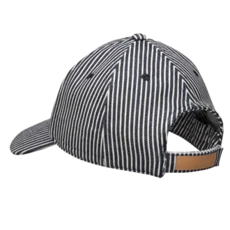 Azul marino – Gorra de rayas jacquard