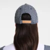 Azul marino – Gorra de rayas jacquard