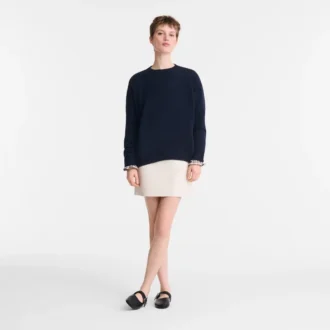 Azul marino – Jersey de punto