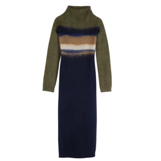 Azul marino – Vestido de punto