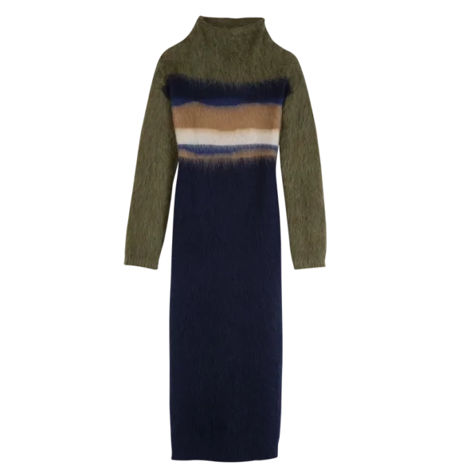 Azul marino – Vestido de punto