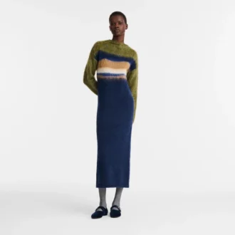Azul marino – Vestido de punto