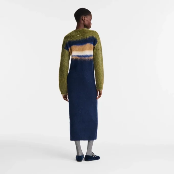 Azul marino – Vestido de punto