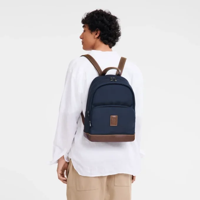 Azul – Mochila Boxford de lona reciclada