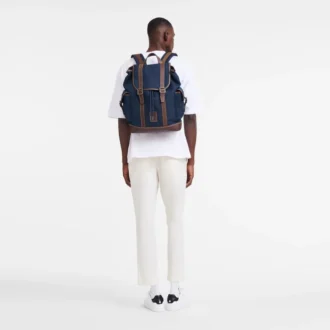 Azul – Mochila Boxford de lona reciclada