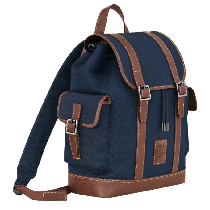 Azul – Mochila Boxford de lona reciclada