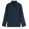 Azul tinta – Camisa de crepé