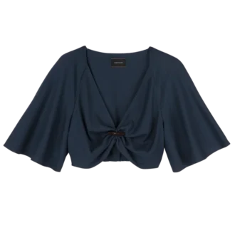 Azul tinta – Top de crepé