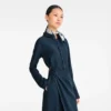 Azul tinta – Vestido de crepé