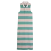 Bailarina/Menta – Vestido polo de jersey a rayas