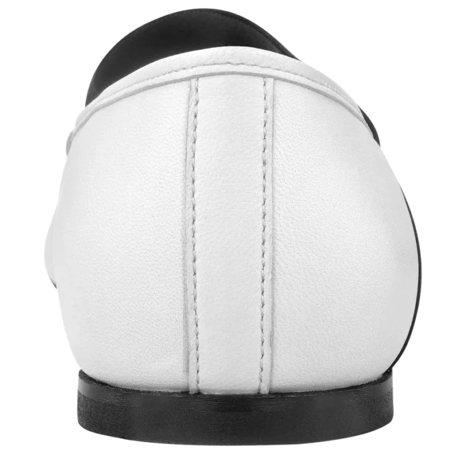 Bailarinas Energy de cuero blanco