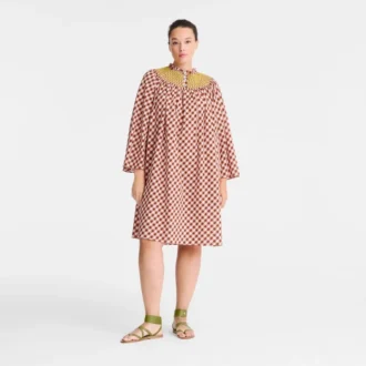 Bark – Vestido jacquard Vichy