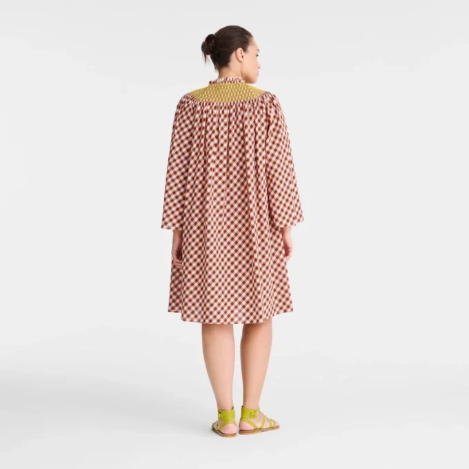 Bark – Vestido jacquard Vichy