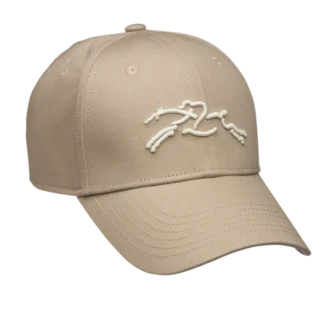 Beige – Gorra lisa de algodón orgánico