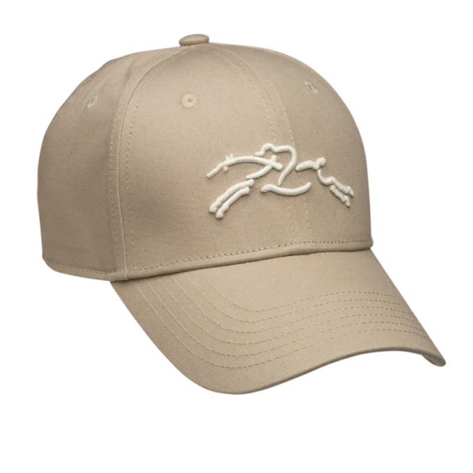 Beige – Gorra lisa de algodón orgánico