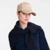 Beige – Gorra lisa de algodón orgánico