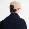 Beige – Gorra lisa de algodón orgánico