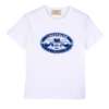 Blanca – Camiseta de jersey estampada