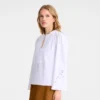 Blanco – Blusa bordada de popelín