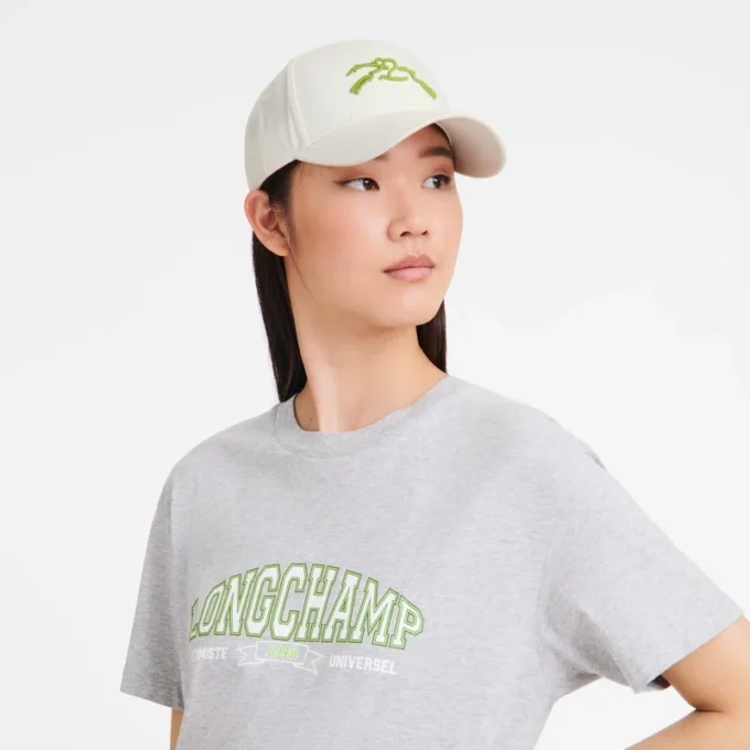 Blanco – Gorra lisa de algodón orgánico