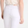 Blanco – Pantalones de gabardina