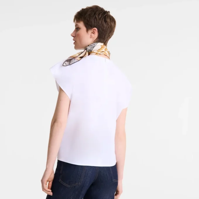 Blanco – Top de popelín