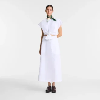 Blanco – Vestido de popelín