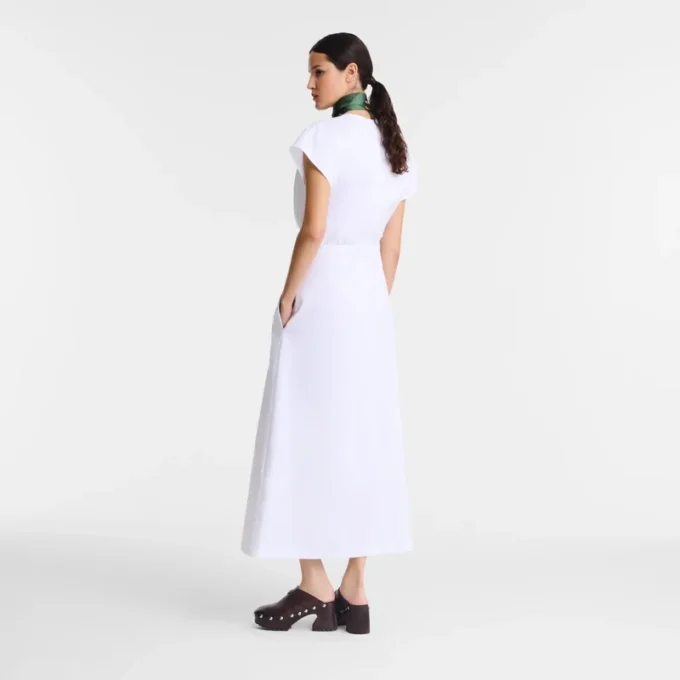 Blanco – Vestido de popelín