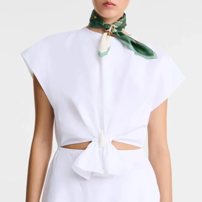 Blanco – Vestido de popelín