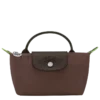 Bolsa Le Pliage verde con asa