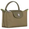 Bolsa Le Pliage verde con asa