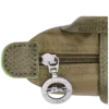 Bolsa Le Pliage verde con asa